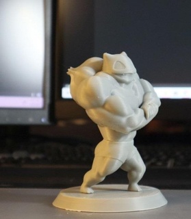 pokemon full sucked pikachu bulbasaur charmander squirtle Art 3dprinting fanart collectibles gaming anime cults physicist muscular grande huge figure ash 3d print model - Mito3D
