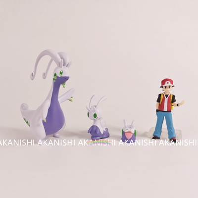 pokemon goodra sliggoo goomy sanat pikaçu oyuncak şekil vermek go heykelcik 3d print model - Mito3D