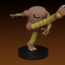 pokemon hitmonlee 3d print model - Mito3D