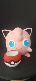 pokemon jigglypuf pots jiglipuf flowerpot 3d print model - Mito3D