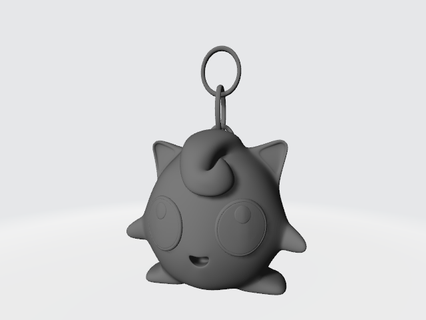 Pokémon Jiglypuff Schlüsselbund Nerd 3d print model - Mito3D