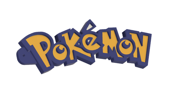 Pokemon portachiavi logo chiavi giocattoli decorazione 3d print model - Mito3D