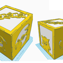 Pokémon luminária luz presente infantil Natal reis pokebola Pikachu 3d print model - Mito3D