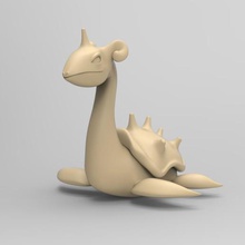 pokemon lapras various animal digimon water plesiosaurus pliosaurus ice 3d print model - Mito3D