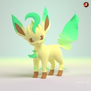 Pokémon Leafeon Pikachu Glaceon pokebola brinquedo casa popular eevee impressão cão anime revelação vaporeon Umbreon flareon Sylveon jogos miniatura espeon 3d print model - Mito3D