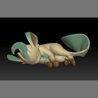 Pokémon feuille jouet figure art Jeu Pokemongo nintendo Pokemonzukan Jeux jouets sculpture évolution 3d print model - Mito3D