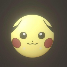 pokemon legends arceus pikachu festival mask fashion cosplay fox evee 3d print model - Mito3D