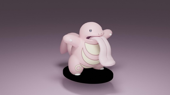 Pokémon lickitung 3d print model - Mito3D