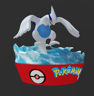 Pokémon Lugia pkemon Videospiel Zahl Anime 3d print model - Mito3D