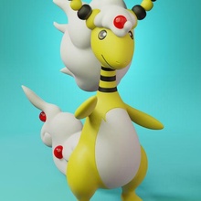 Pokémon Mega Pelipper Spiel Pikachu Asche Pokeball Spielzeug Beliebt eevee Drucken 3d Hund Anime Manga Sammlerstück mareep flaumig glänzend 3d print model - Mito3D