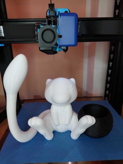 pokemon mewtwo kafese koymak yetiştiriciler Çiçek saksıları tencere 3d print model - Mito3D