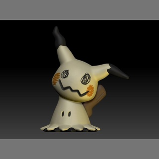 Pokémon mimikyu jouet figure art Jeu Pokemongo nintendo Pokemonzukan Jeux jouets sculpture évolution 3d print model - Mito3D
