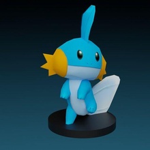 pokemon mudkip 3d print model - Mito3D