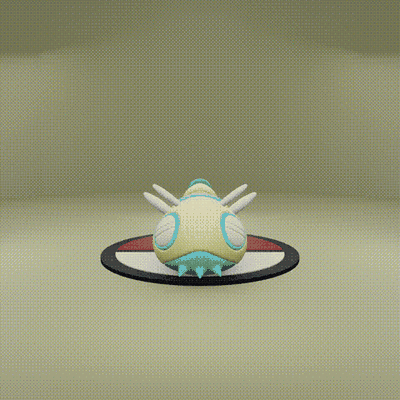 pokemon 982 dudunsparce two segment modulo arte dunsparce nocciola nokokocchi normale 3d giocattolo popolare stampa stampabile cenere pokeball anime manga 3d print model - Mito3D