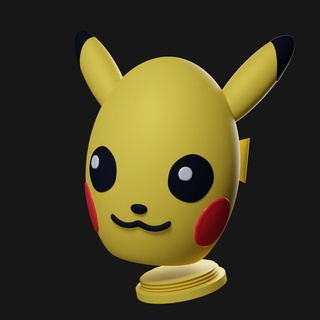 Pokémon Pikachu Páscoa ovo 3d print model - Mito3D