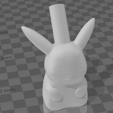 pokemon Pikachu boquilla bong sisha boca extrusor propina universal hinchola narguile fumando fumar 3d print model - Mito3D