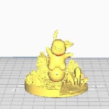 pokemon pikachu terrário a arte casa pokeball 3d print model - Mito3D