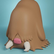 pokemon Piloswine oyun Pikaçu kül pokeball oyuncak popüler Eevee baskı 3d köpek anime koleksiyon hisui Arceus Swinub Boba fett Mamoswine 3d print model - Mito3D