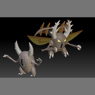 Pokémon Pinsir méga évolution jouet figure art Jeu Pokemongo nintendo Pokemonzukan Jeux jouets sculpture 3d print model - Mito3D