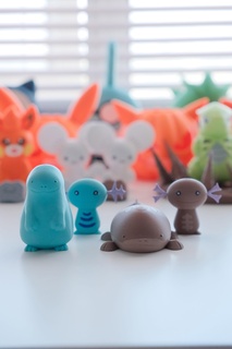 pokemon quagsire clodsire wooper Game pokemon cute toy quagsire clodsire wooper  3d print model - Mito3D