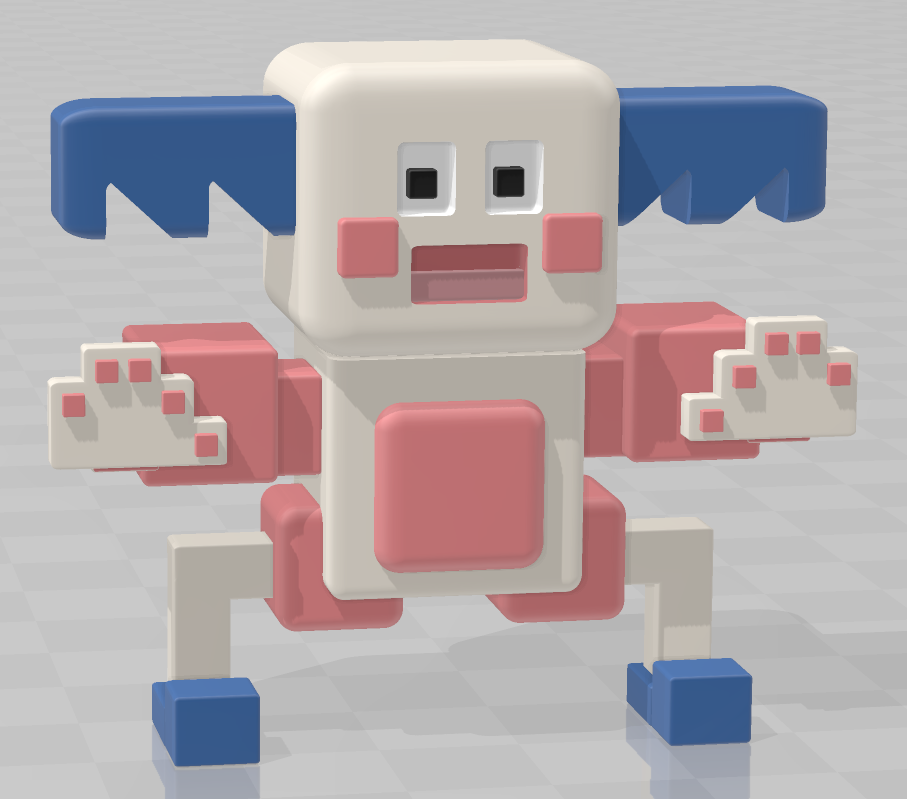 Pokémon quête mr mime mignonne jouet mixte mobile 3D print model - Mito3D