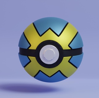 Pokémon rápido bola pokebola Pikachu brinquedo arte colecionável manga ventilador imprimível impressão popular anime cinza eevee namorados Charizard mewtwo 3d print model - Mito3D