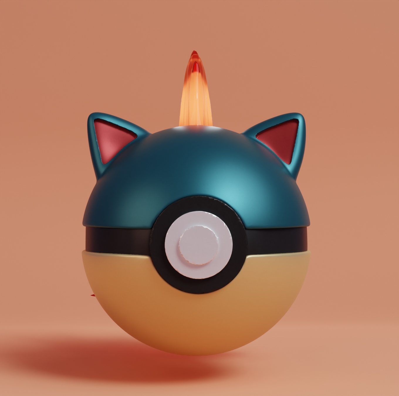 Pokemon quilava pokeball Pikachu cenere giocattolo casa gratuito popolare eevee stampa cane anime manga collezione charizard Halloween Natale cyndaquil tiflosione 3D print model - Mito3D