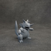 pokemon rhydon lowpoly gioco 3d print model - Mito3D