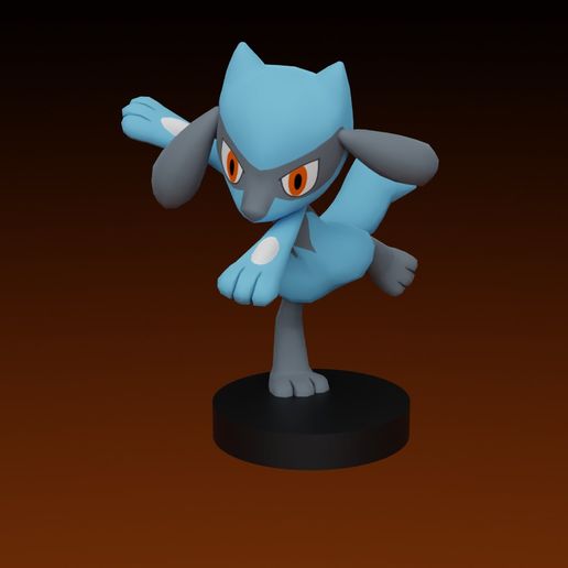 pokemon riolu 3D print model - Mito3D