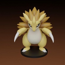 pokemon sandslash 3d print model - Mito3D