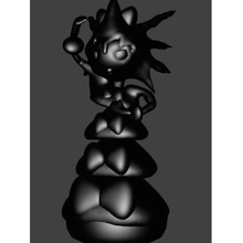 pokemon siderelle kule satranç çeşitli takım roket bebek gothitelle ghothirusella 3d print model - Mito3D