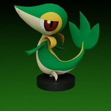 Pokémon snivy 3d print model - Mito3D
