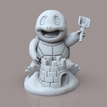 pokemon sincap Yazdır kaplumbağa heykelcik heykel çocuksu a oyuncak 3d print model - Mito3D