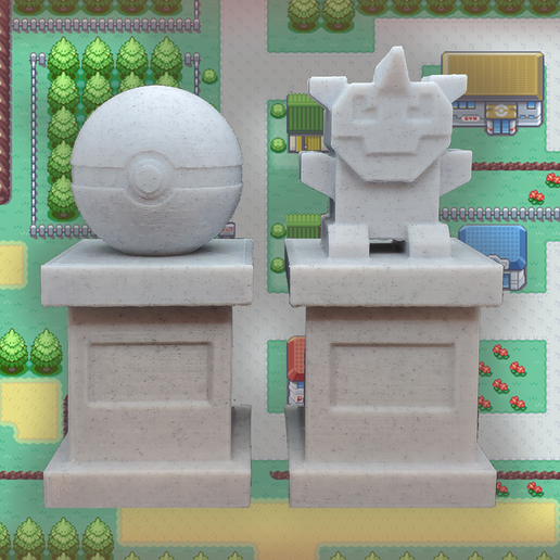 pokemon estatuas 3D print model - Mito3D