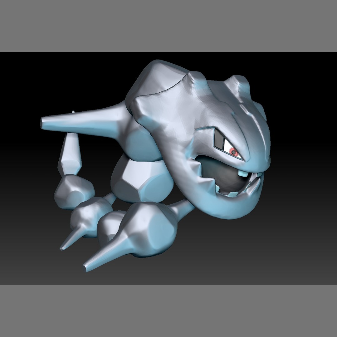 pokemon Steelix juego juguete figura Arte pokemongo nintendo pokemonzukan juegos juguetes escultura evolución 3D print model - Mito3D