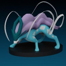 pokemon suicune 3d print model - Mito3D