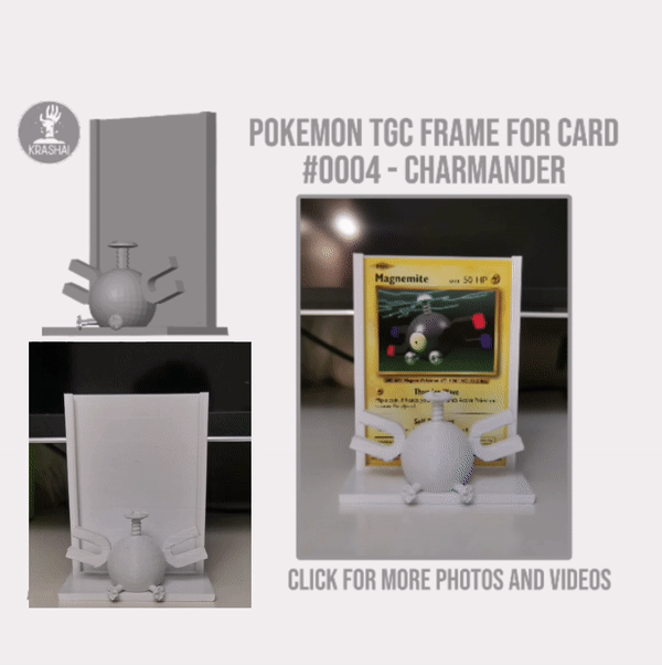 pokemon tcg çerçeve kart 0081 manyemit büyümek 3D print model - Mito3D