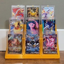 pokemon tcg touch 3x3 triangular display stand game 3d print model - Mito3D