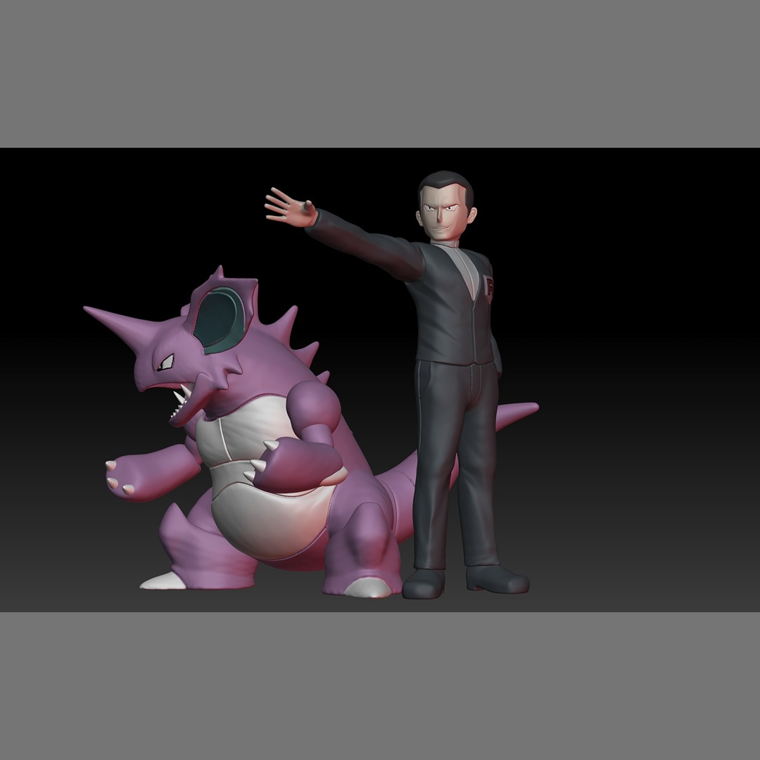 Pokémon Mannschaft Rakete Boss giovanni 3D print model - Mito3D