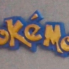 pokemon texto 3d print model - Mito3D