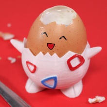 pokemon togepi egg cu home anime nintendo cup holder go 3d print model - Mito3D