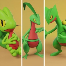 pokemon treecko evolución paquete 3d print model - Mito3D