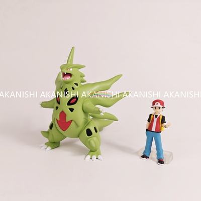 pokemon tiranitar 0248 arte mega pikachu juguete figura esculpir go figurilla 3d print model - Mito3D