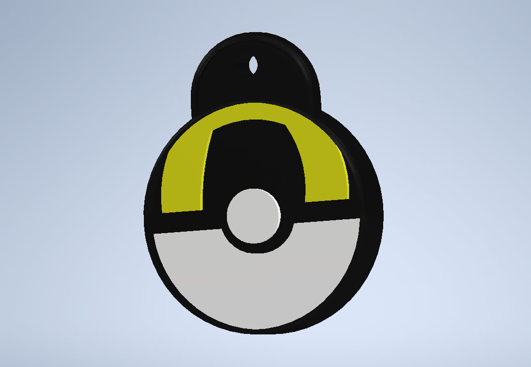 pokemon ultraball anahtarlık v1 pokeball pokemonmerch koleksiyoncusu pokeballaksesuarları fanatiği hepsini yakalamalıyım pokemonswag pokemonkült dürtme topu takıntılı bağımlısı pokeballlove fandomu topluluğu koleksiyonu dekorasyon 3D print model - Mito3D