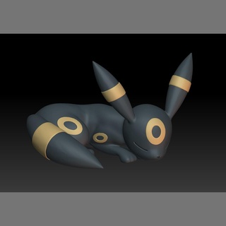 Pokémon Ombreon jouet figure art Jeu Pokemongo nintendo Pokemonzukan Jeux jouets sculpture évolution 3d print model - Mito3D