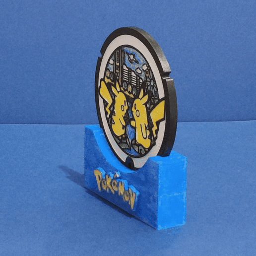 pokemon Yarar delik kapakları paketlemek 1 gadget pok pazartesi Pikaçu kül sihirbaz Bulbasaur sincap örtmek kılıf Japonya nintendo oyun çocuğu Süper parçalamak kardeşler 3D print model - Mito3D
