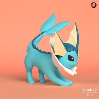 Pokémon vaporeon Pikachu Glaceon pokebola brinquedo casa popular eevee impressão Leafeon cão anime revelação Umbreon flareon Sylveon jogos miniatura espeon 3d print model - Mito3D