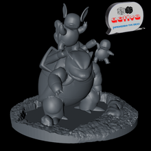pokemon equipo de abastecimiento agua juego diorama squirtle wartle blastoise mascarón proa libre juguete la colección 3d print model - Mito3D