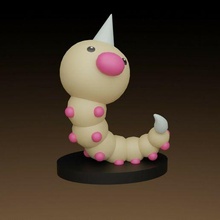 Pokémon Weedle 3d print model - Mito3D