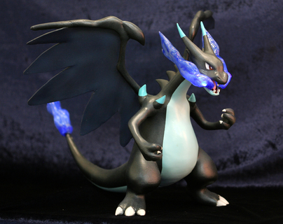 Pokémon xyz mega Charizard figura jogos arte brinquedo crianças estatueta 3d print model - Mito3D